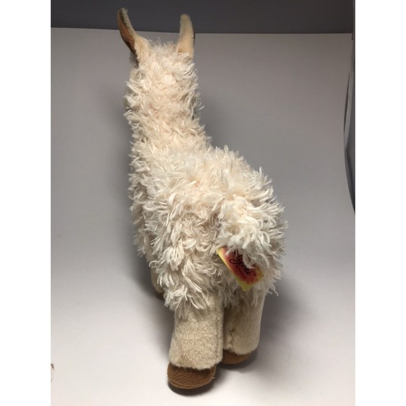 Baby Llama Plush Miyoni by Aurora Stuffed Animal 10” Alpaca Tan - Picture 5 of 12